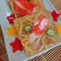 まりえmy's cooksnap of when they made 七夕に☆カニカマとオクラの寒天寄せ.
