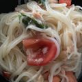 のーべるわんこ's cooksnap of when they made 具だくさん！トマトとツナのさっぱり素麺.
