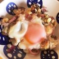 」りふ's cooksnap of when they made 茗荷たっぷり目玉焼き.