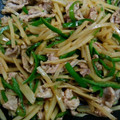 クックNBQNE0☆'s cooksnap of when they made ピーマンとじゃがいもの青椒肉絲風炒め.