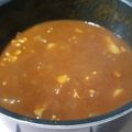クックAYESFL☆'s cooksnap of when they made 失敗！バナナカレー。良い子はマネしないで.