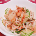 みっくママ's cooksnap of when they made もやしときゅうりのキムマヨサラダ.