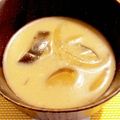 t0mt0mt0m's cooksnap of when they made ✿ごま油が香る♡なすのお味噌汁✿.