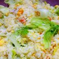 ★tatm★'s cooksnap of when they made 手軽で美味☆カニカマとレタスの炒飯.