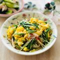 runa10's cooksnap of when they made 水菜とカニカマで､フーヨーハイ風.