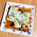 usa♡'s cooksnap of when they made トーストで簡単！厚揚げの和風じゃこチーズ.