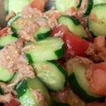 帝とうふ's cooksnap of when they made ＊トマトと胡瓜とツナのジンジャーサラダ＊.