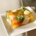 chou*'s cooksnap of when they made 【クリスマスに】テリーヌ風チキンサラダ.