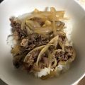 L9OUN0☆'s cooksnap of when they made 牛丼.