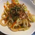 かわいい星優のママ's cooksnap of when they made シンプルな焼きうどん.