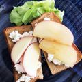 まちゃまっきー's cooksnap of when they made リンゴとカッテージチーズのサンドイッチ.