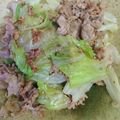 僕はあみめきりん's cooksnap of when they made 塩ダレ豚レタス炒め.