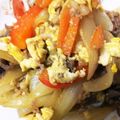 がたゆう's cooksnap of when they made 肉野菜炒め＊牛肉・玉ねぎ・人参・卵.