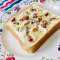 U☆kaoru's cooksnap of when they made ✿レーズン入りクリームチーズトースト✿.