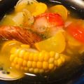  しー's cooksnap of when they made 塩レモンで☆ビタミンカラーの夏野菜ポトフ.