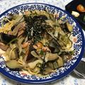 smilechip's cooksnap of when they made 夏野菜のペペロンチーノ風和風パスタ★゛.