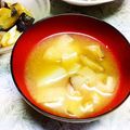 めみたん☆'s cooksnap of when they made きのことじゃが芋のお味噌汁.