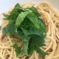 Rayryu123's cooksnap of when they made ボール1つで♪さっぱり梅しそパスタ.