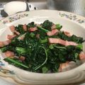 夏目隕石's cooksnap of when they made 黒キャベツとベーコンの炒め物.