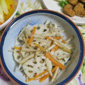 mmameco's cooksnap of when they made 根菜の優しい酢の物.