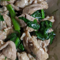 らっきー！'s cooksnap of when they made 小松菜と豚バラの中華炒め.
