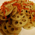 GOA双葉's cooksnap of when they made 簡単に♪れんこんと人参のめんつゆきんぴら.