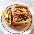 みちゃこmisako's cooksnap of when they made 油あげの梅しそチーズ巻き.