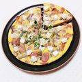 まあまま☆0403's cooksnap of when they made 舞茸とソーセージのチーズオムレツ.
