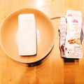 ももくり舞's cooksnap of when they made アーモンド練乳♡アイス.
