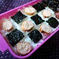 Natsutach's cooksnap of when they made 可愛い❤ドットの明太子ご飯♬.