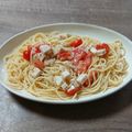 ★ふーちゃん★'s cooksnap of when they made トマトとサラダチキンの冷製パスタ☆.