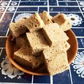 すう's cooksnap of when they made 糖質オフ！プロテインおから蒸しパン.