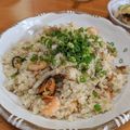 理系の小熊's cooksnap of when they made 炊飯器で簡単！シーフードピラフ.