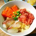 fl＊＊'s cooksnap of when they made 簡単にできる！海鮮丼のタレ.