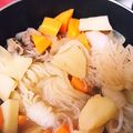 ももちゃんまこちゃん's cooksnap of when they made 簡単肉じゃが.