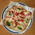 White☆Lily's cooksnap of when they made 薄焼きピザ.