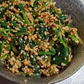 shoebills's cooksnap of when they made ✿胡麻和えにカシューナッツ✿.