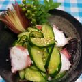 辰夫女子's cooksnap of when they made たこときゅうりとミョウガの酢の物.