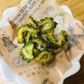 もちっこ橙色's cooksnap of when they made クミンシード入りゴーヤ天麩羅.