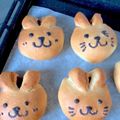 ❥nico❥'s cooksnap of when they made うさぎちゃん♡あんパン.