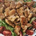 すずりん821's cooksnap of when they made 鶏もも肉のポン酢でソテー♪サラダと共に♪.