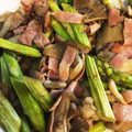 Sat2513's cooksnap of when they made 簡単ベーコンとアスパラときのこのマヨ炒め.