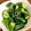 堀端のさくらさん's cooksnap of when they made ☆居酒屋風☆パリポリ蛇腹きゅうり.
