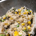 ニコ吉's cooksnap of when they made 簡単！しらすと梅と枝豆と塩昆布の混ぜご飯.