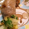 ひろ0331's cooksnap of when they made 塩もみキャベツの肉巻き.