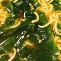 りーとぽん's cooksnap of when they made ワカメラーメン.