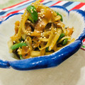 U☆kaoru's cooksnap of when they made 大根の皮のきんぴら.