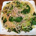 HikariNMY's cooksnap of when they made 小松菜とひき肉の和風パスタ.
