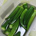 なつきばぁば's cooksnap of when they made オクラの保存に万能オクラ　二種.