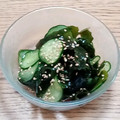 ポニーリボン's cooksnap of when they made きゅうりとわかめの酢の物☆簡単副菜.